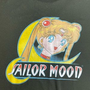 Sailor Moon T-Shirt Unisex’s Wear Size L Black